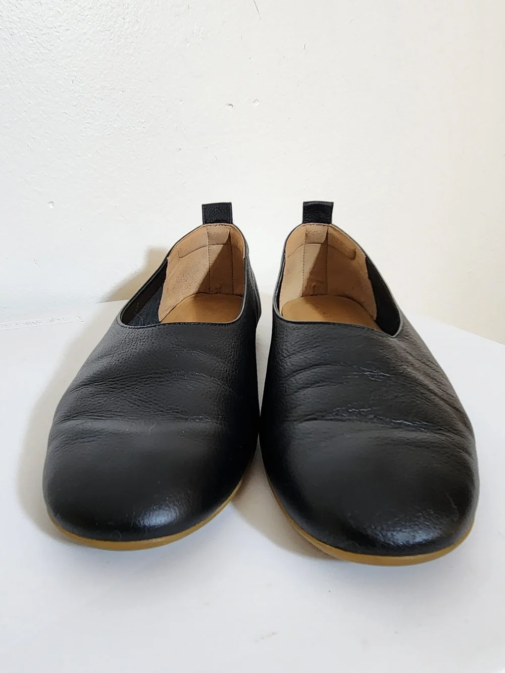 Everlane The Day Glove Black Leather Flats Size 8 - Picture 2 of 7